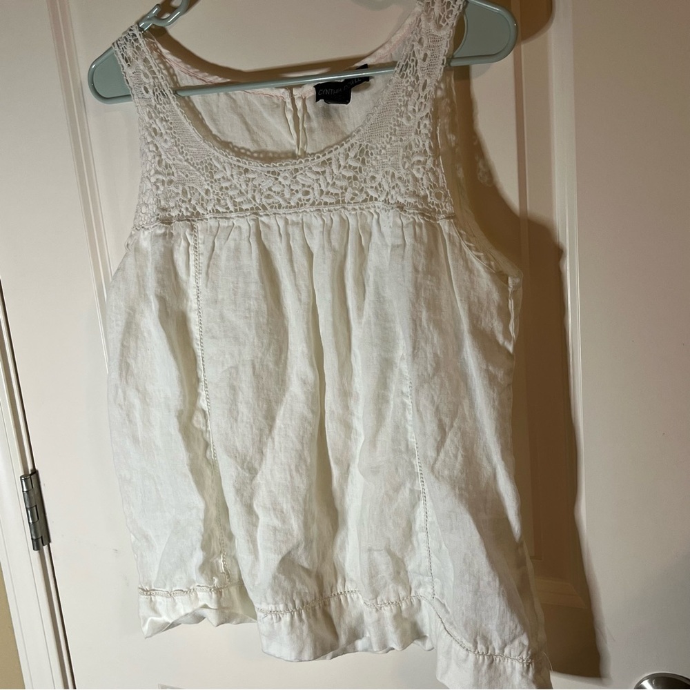 Cynthia Rowley Crocheted Tank